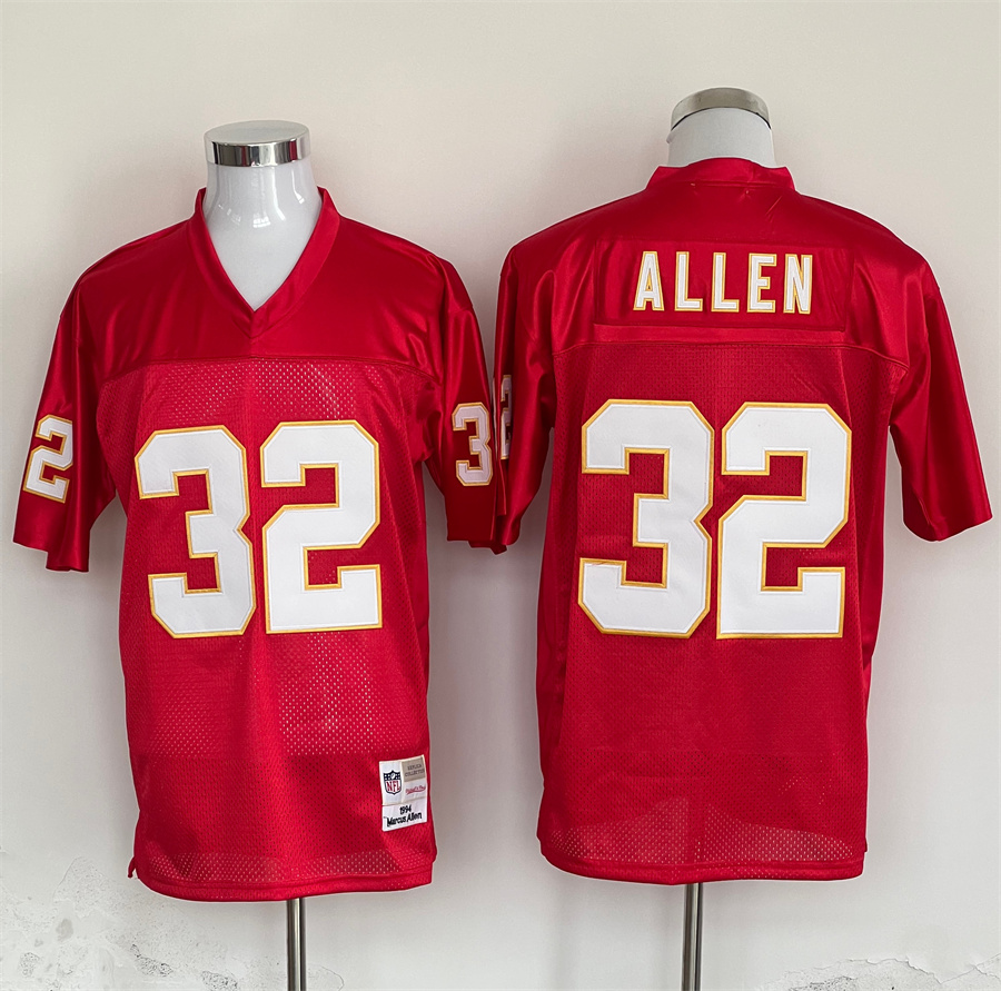 Men's Kansas City Chiefs Marcus Allen Mitchell & Ness Red Legacy Jersey
